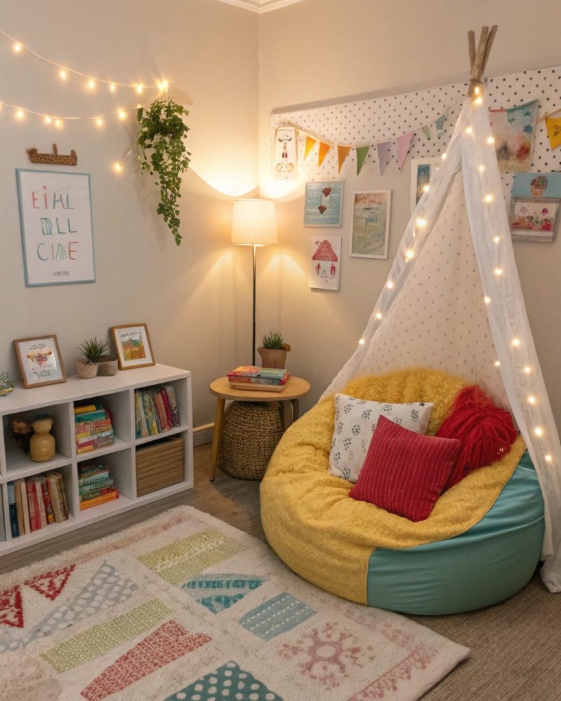 modern kids' study nook ideas
