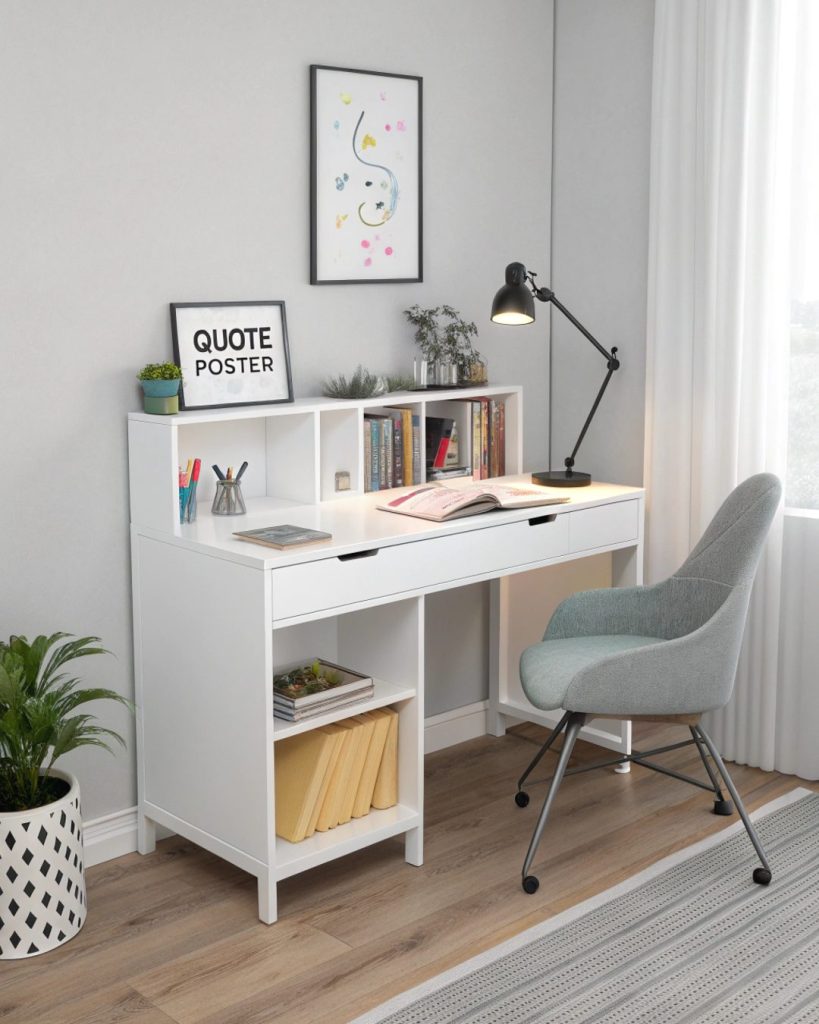 modern kids' study nook ideas