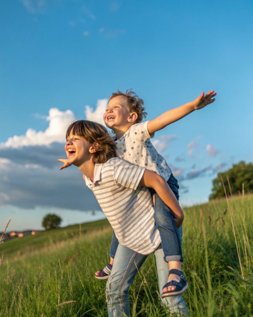 Sibling Photo Pose Ideas