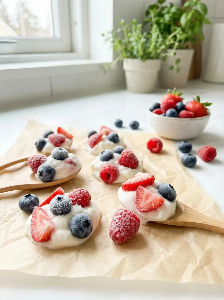 Frozen Yogurt Berry Bites